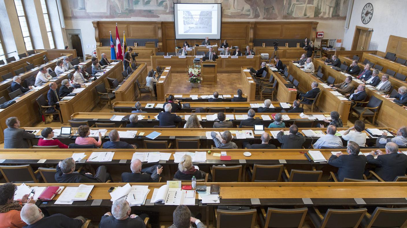 La sala del Consiglio comunale di Berna