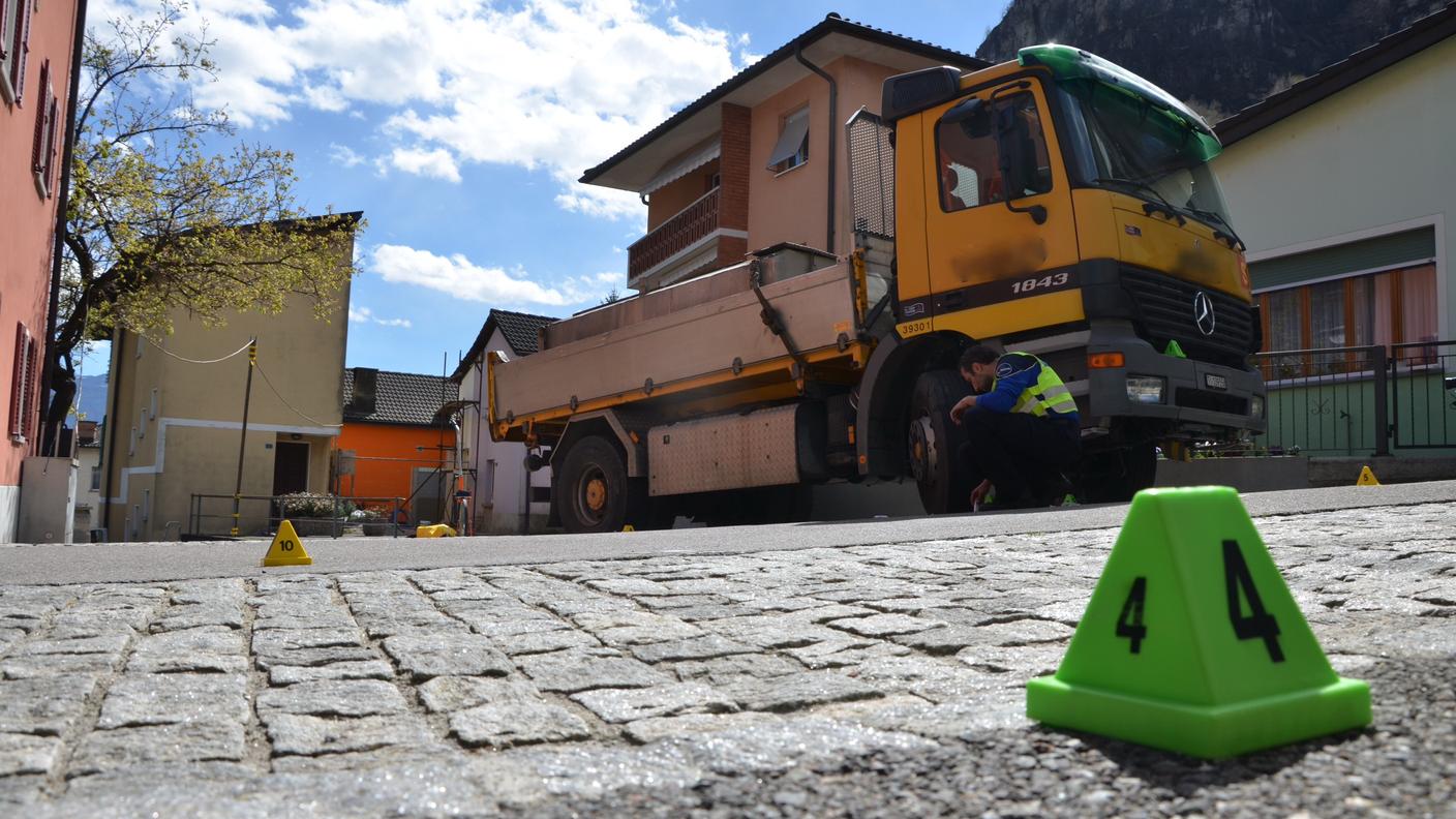 Primi rilievi della polizia cantonale