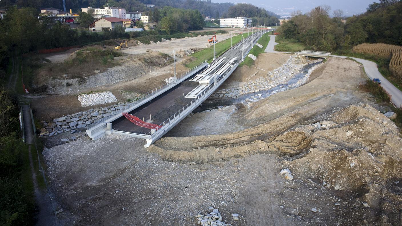Il cantiere da tempo deserto