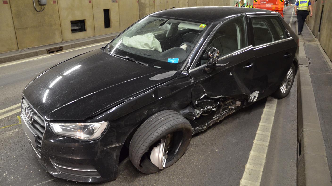 Una delle auto coinvolte