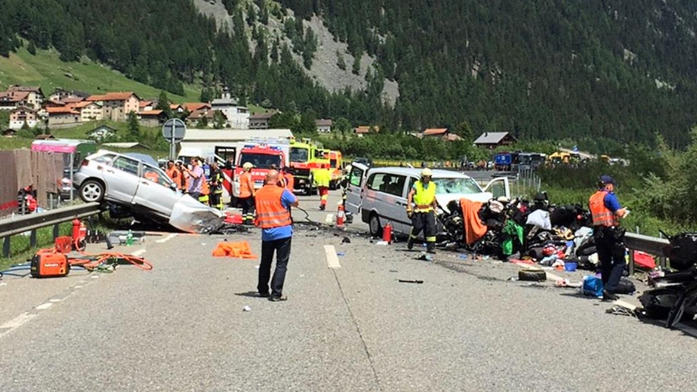 L'incidente di Sufers ha creato code interminabili sulla A13