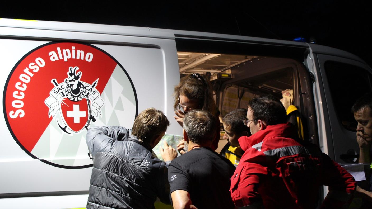 Gli uomini del soccorso alpino