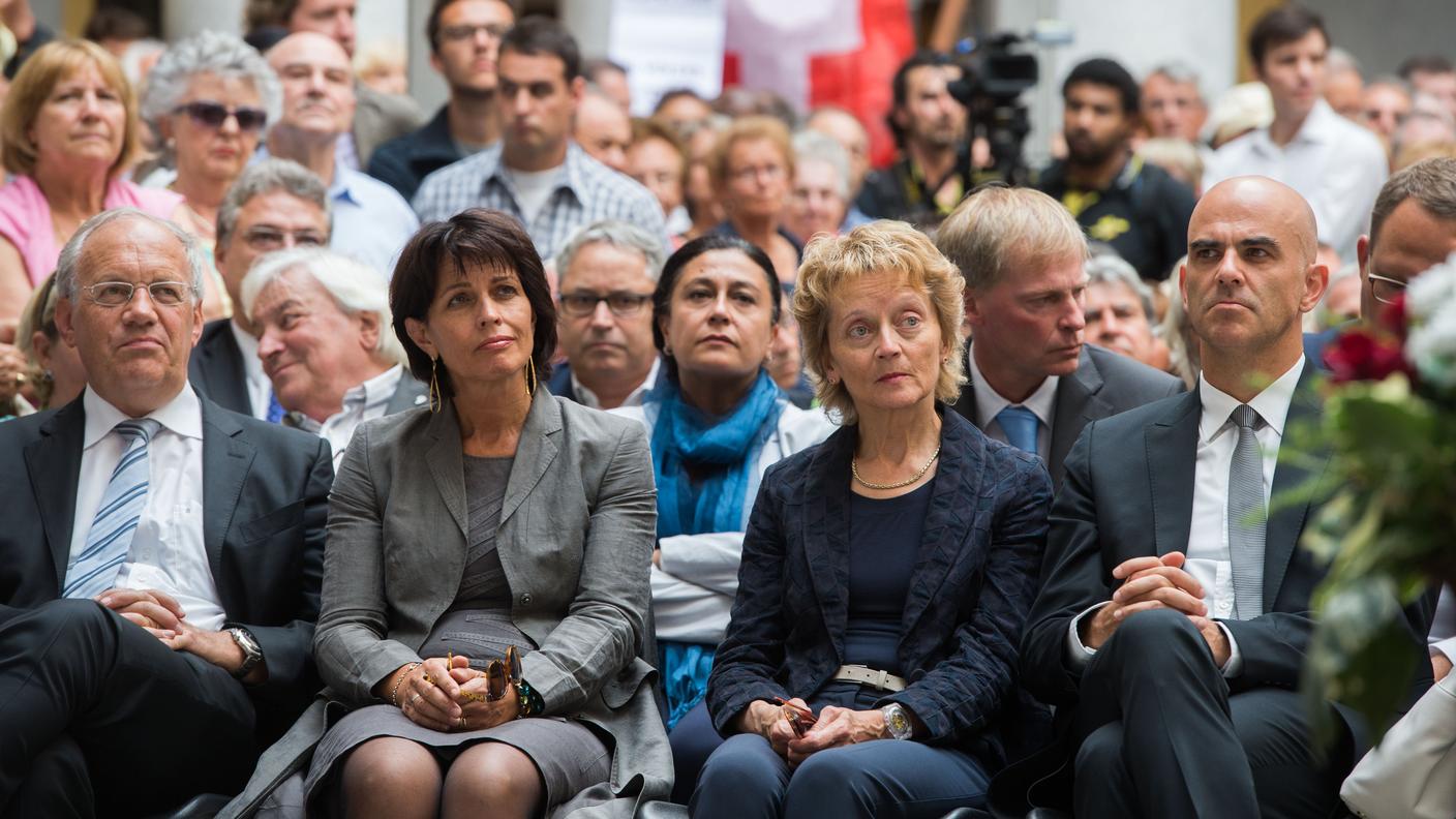 L'ultima volta del Governo in Ticino: il 18 agosto 2014 a Lugano
