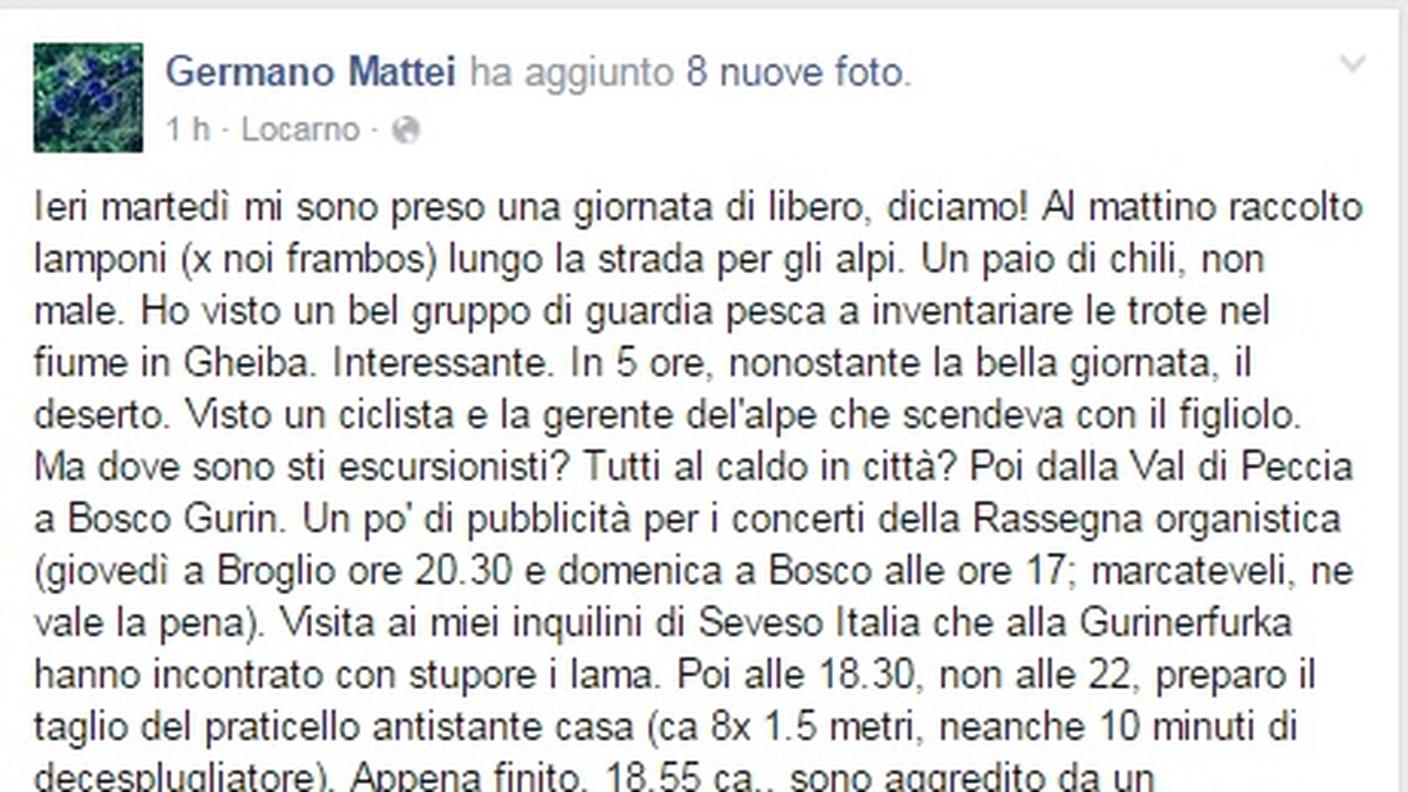 Il post di Germano Mattei