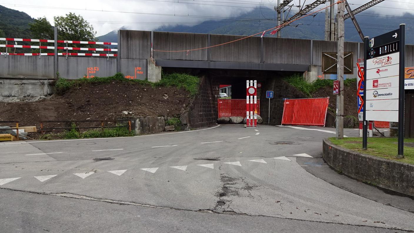 Il cantiere di Alptransit a Giubiasco