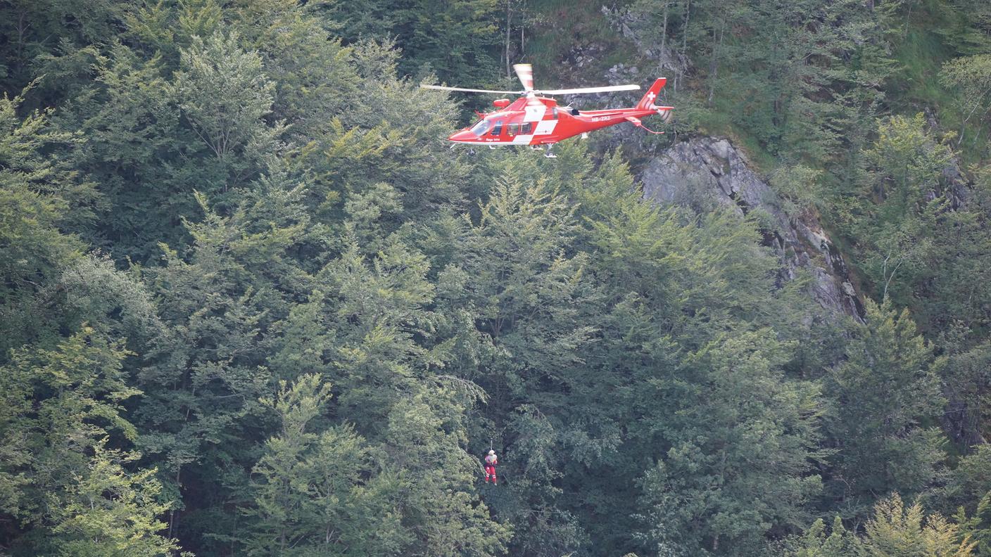 La REGA sul luogo dell'incidente