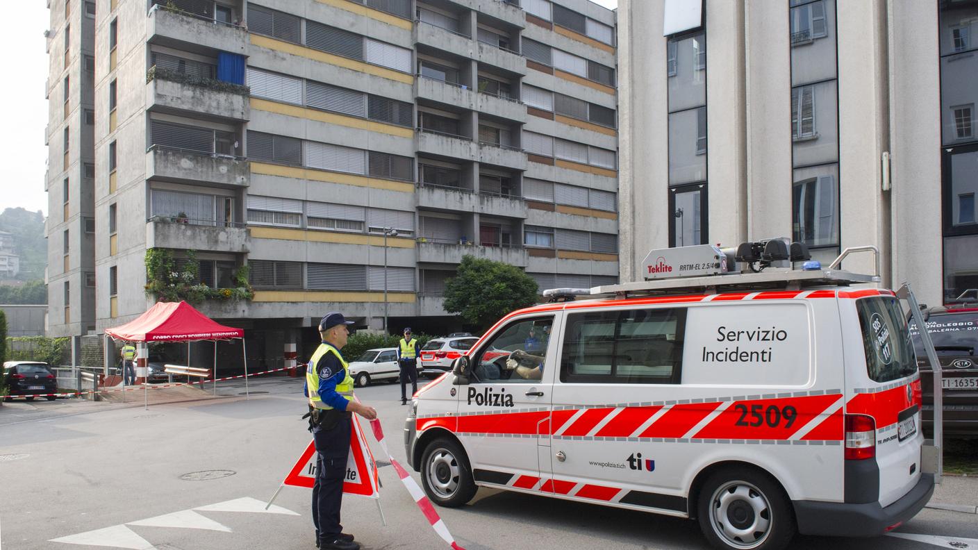 La polizia in Via Odescalchi