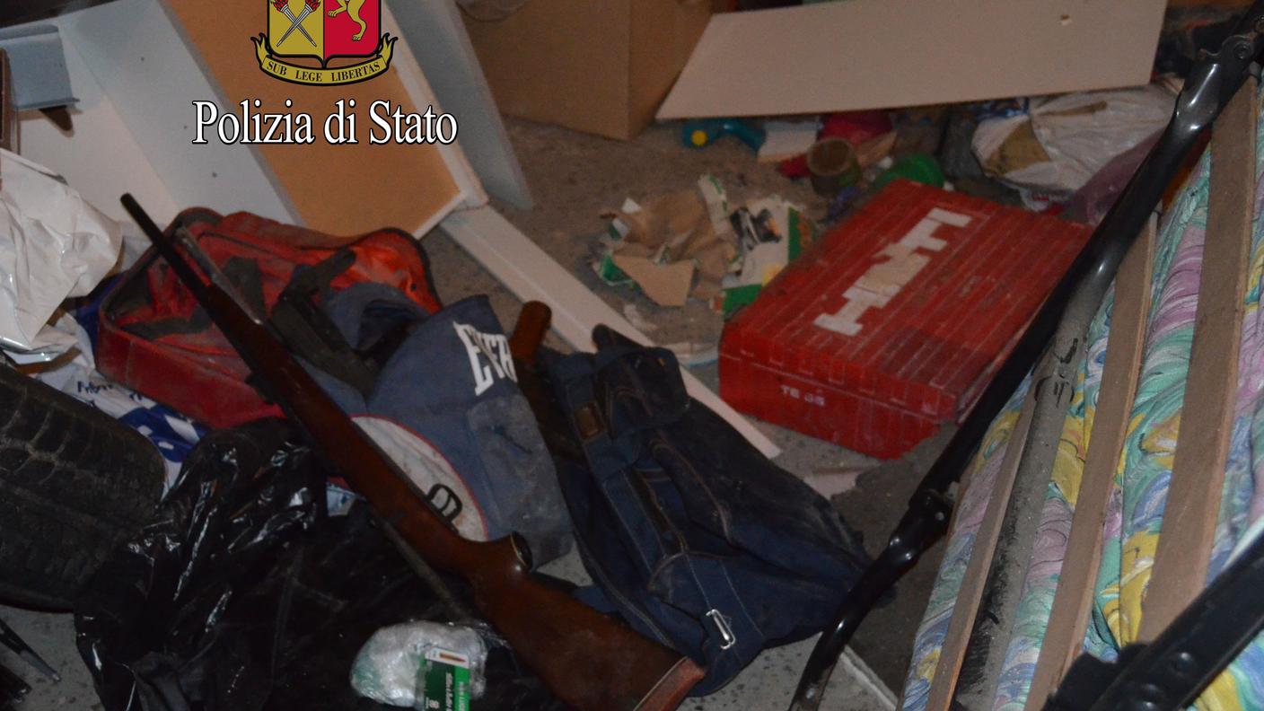 Armi e attrezzi dei rapinatori
