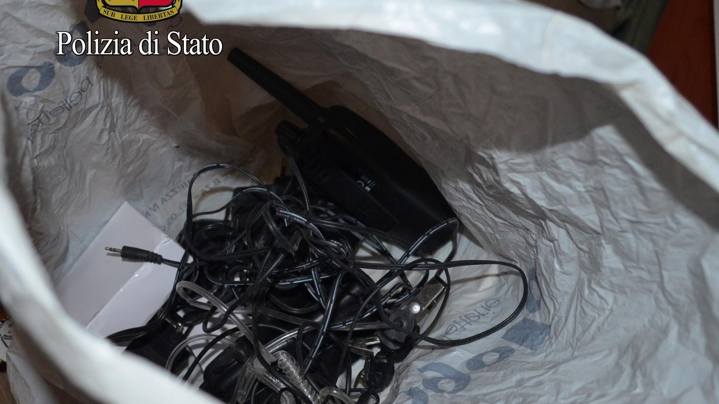 Armi e attrezzi dei rapinatori