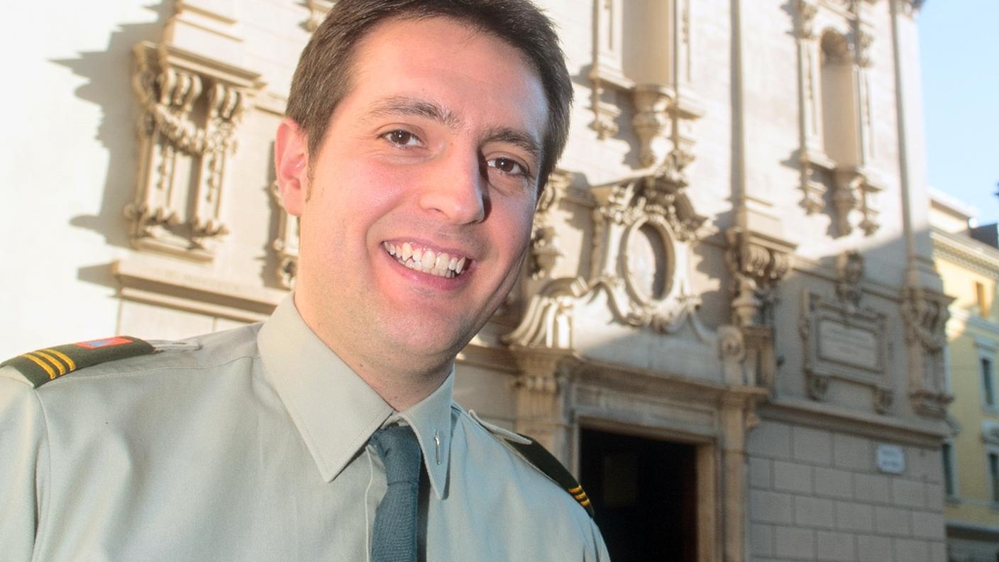 Don Emanuele di Marco, vicario della parrocchia della Cattedrale di Lugano
