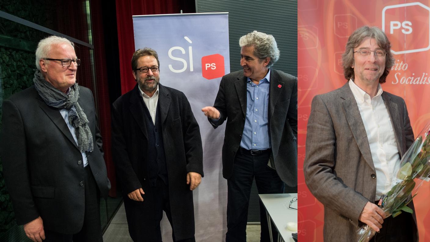 I quattro candidati alla presidenza del PS