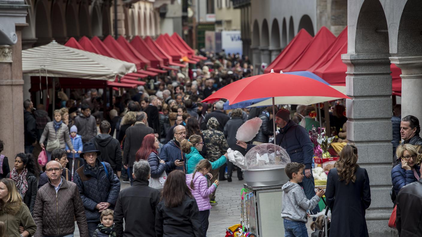 Lugano, tanti turisti in città
