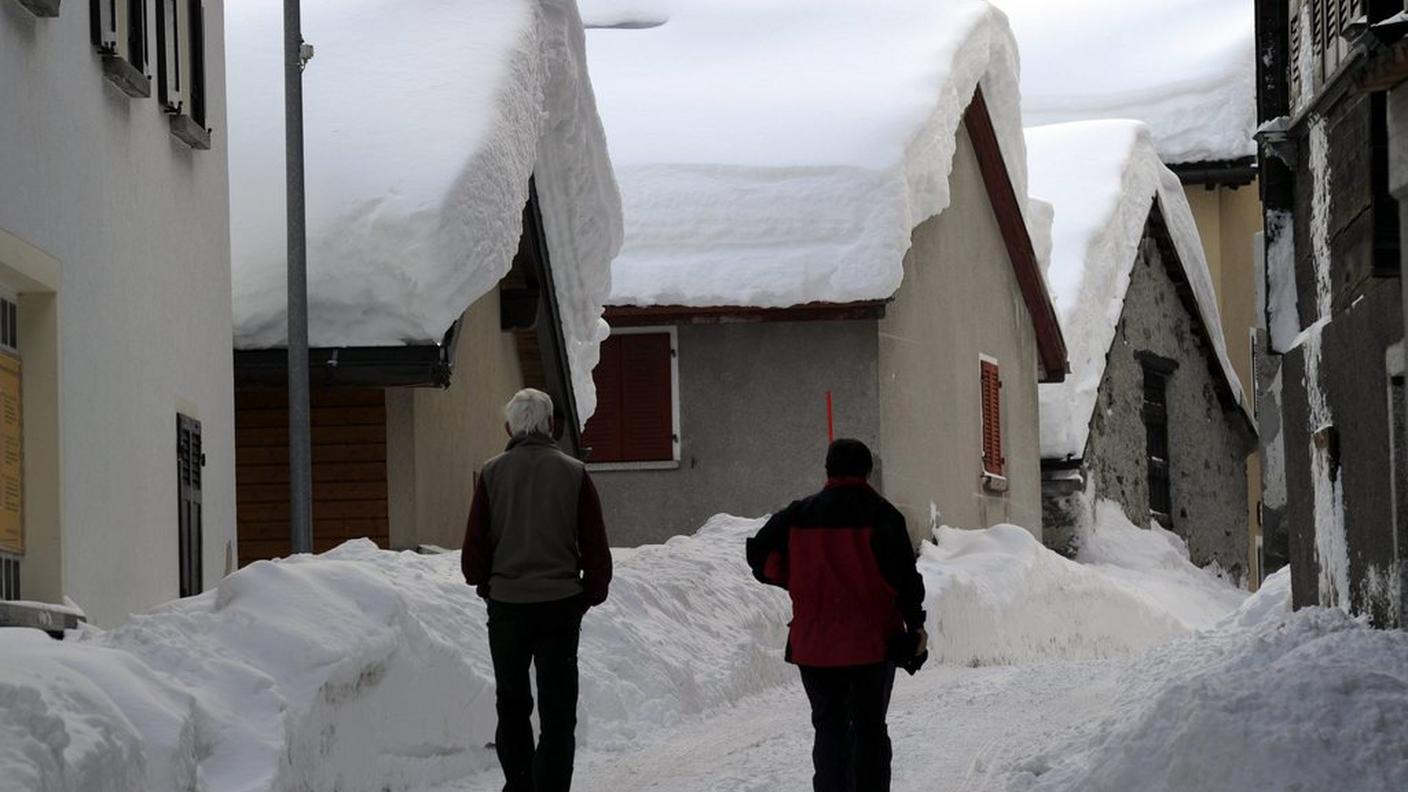 La Valle Bedretto bloccata dalla neve
