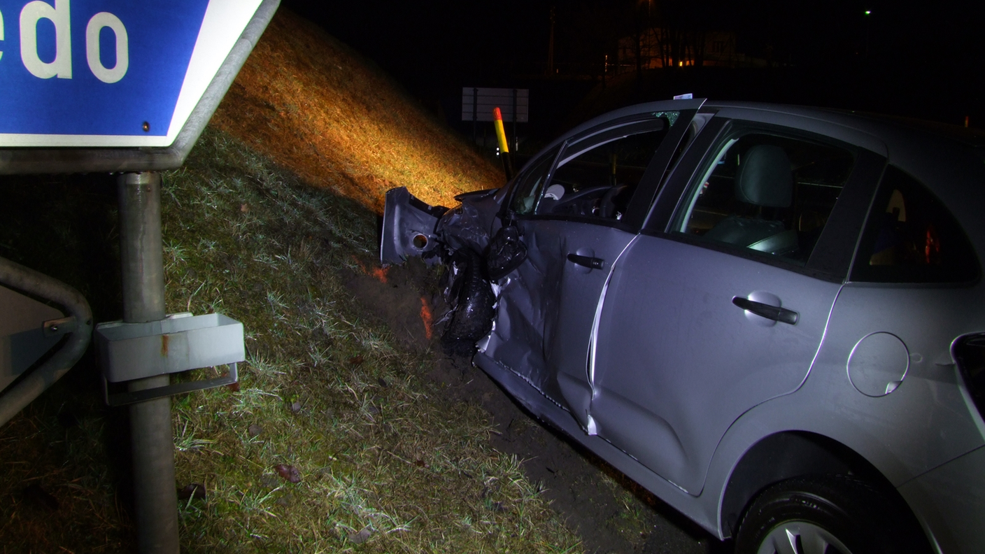 Un'immagine dell'incidente