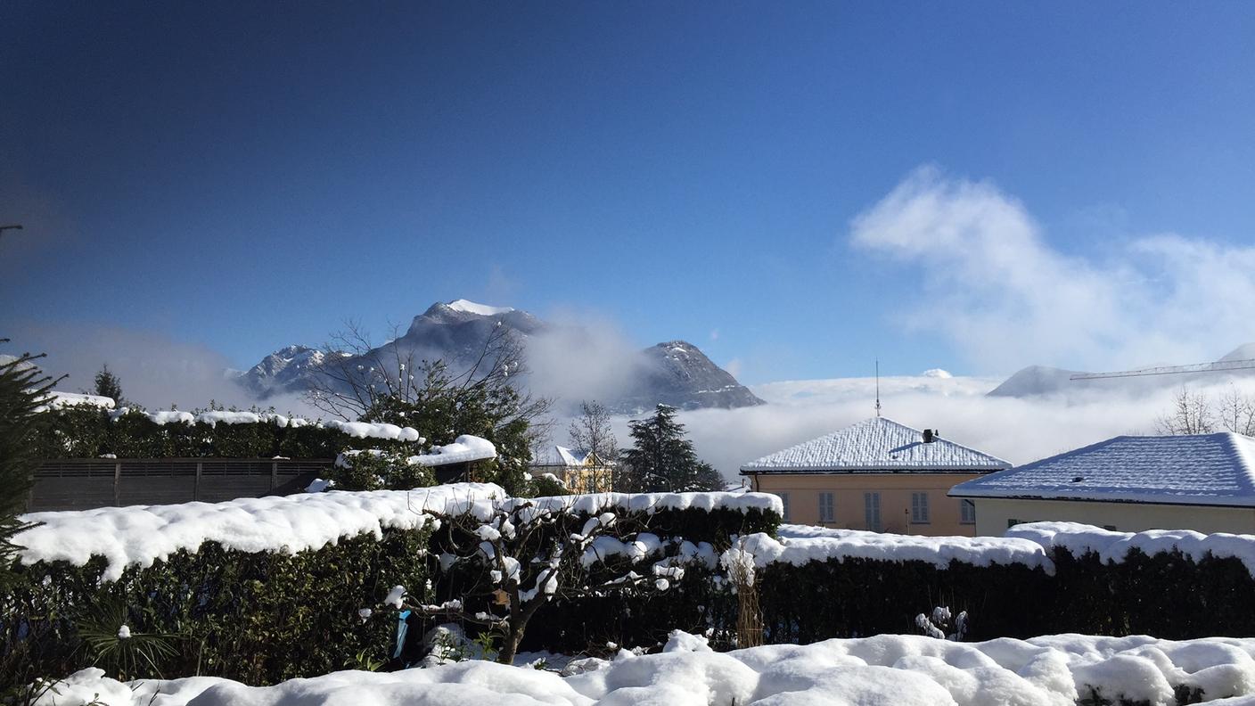 Gentilino, la nebbia se ne sta andando