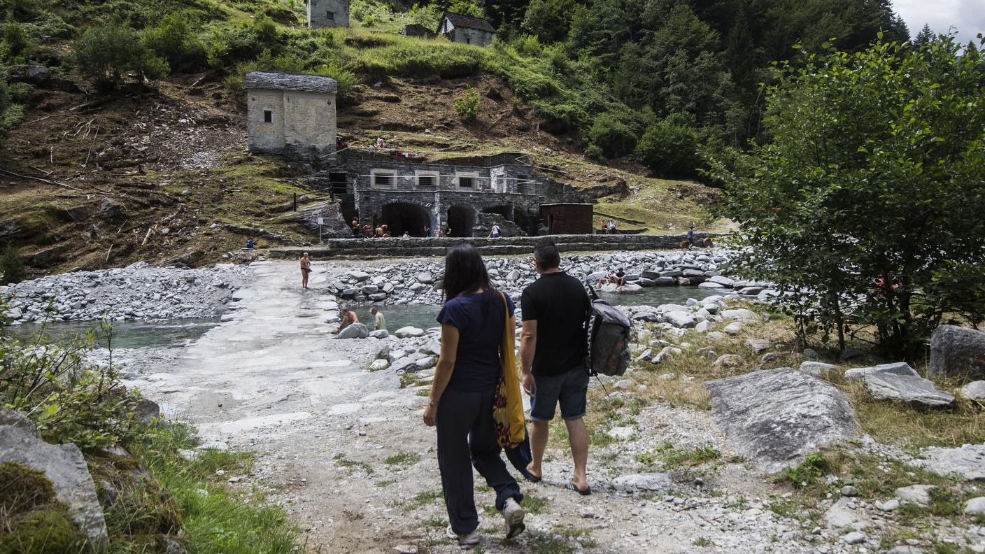 L'area recuperata dei bagni