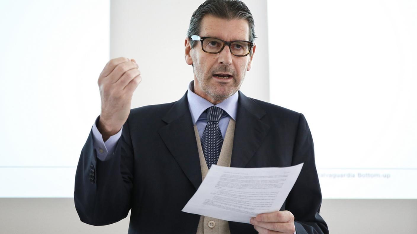 Il presidente della deputazione Giovanni Merlini