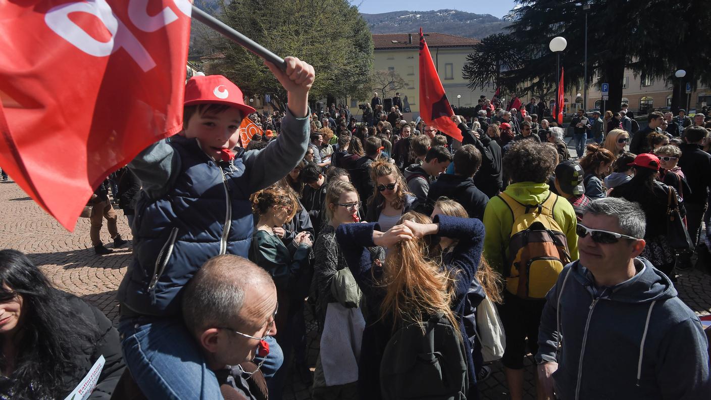 La manifestazione di Bellinzona