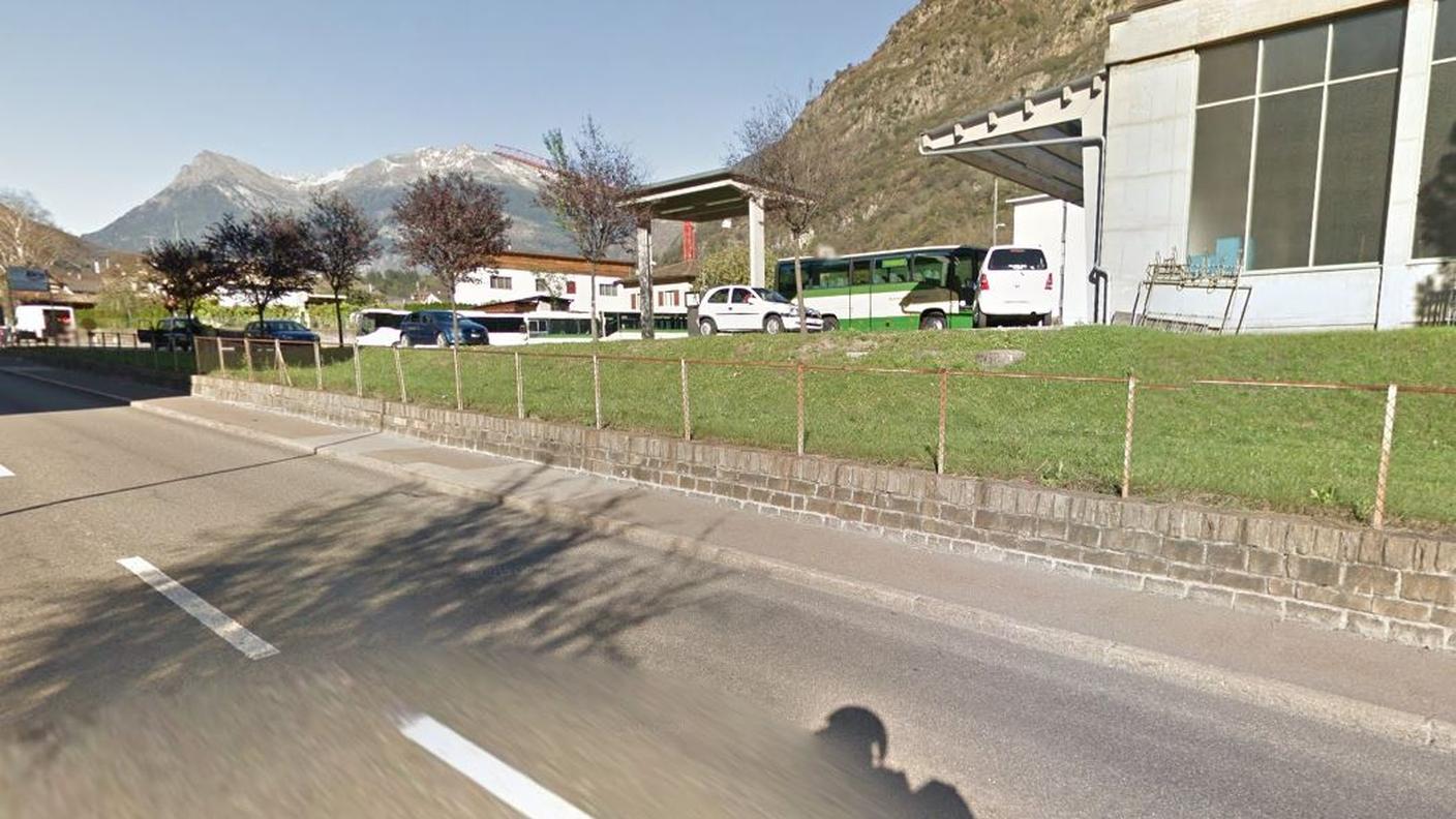 Il piazzale delle Autolinee dove è avvenuto l'arresto