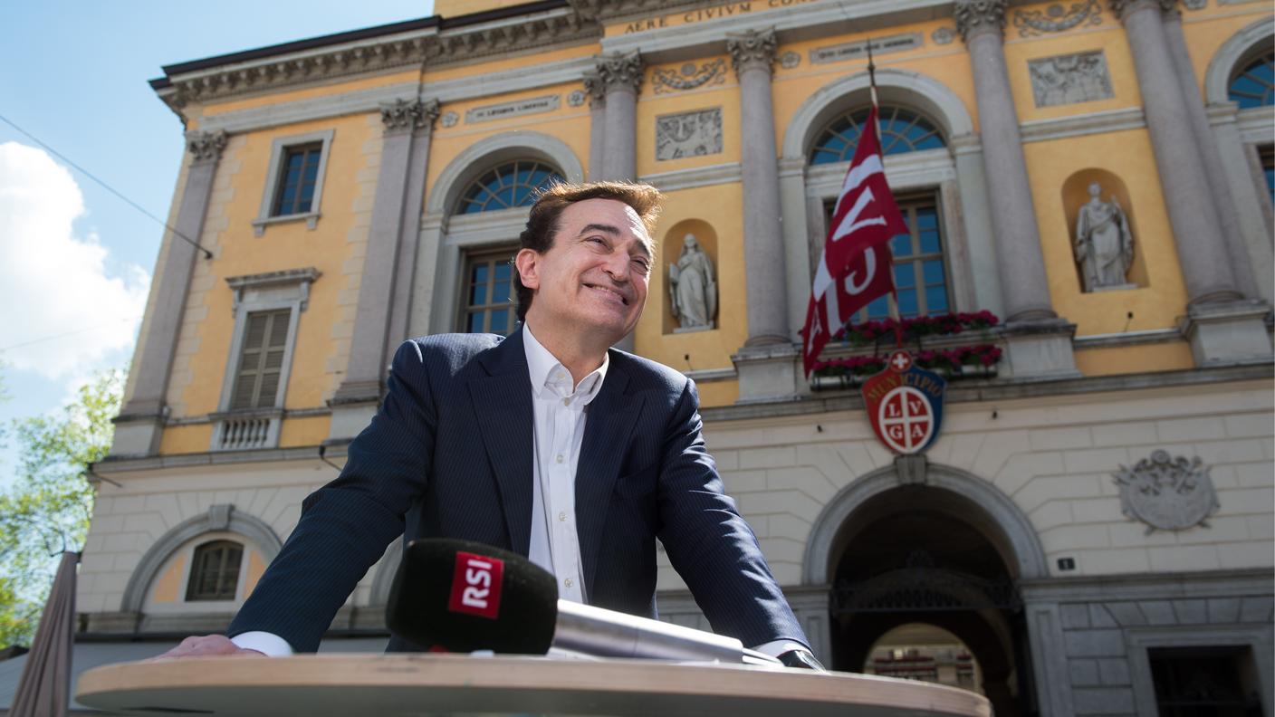 Marco Borradori in attesa dei risultati
