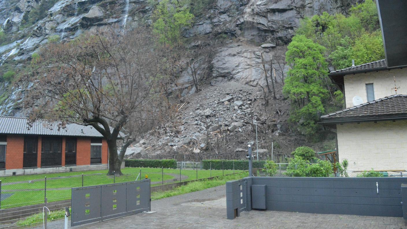 Il materiale scaricato dalla montagna