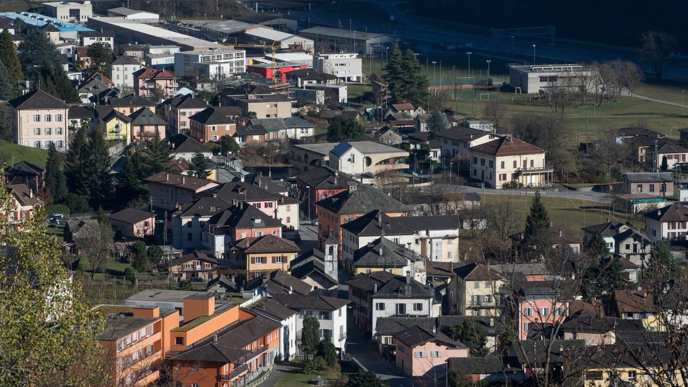 Veduta del nucleo di Grono