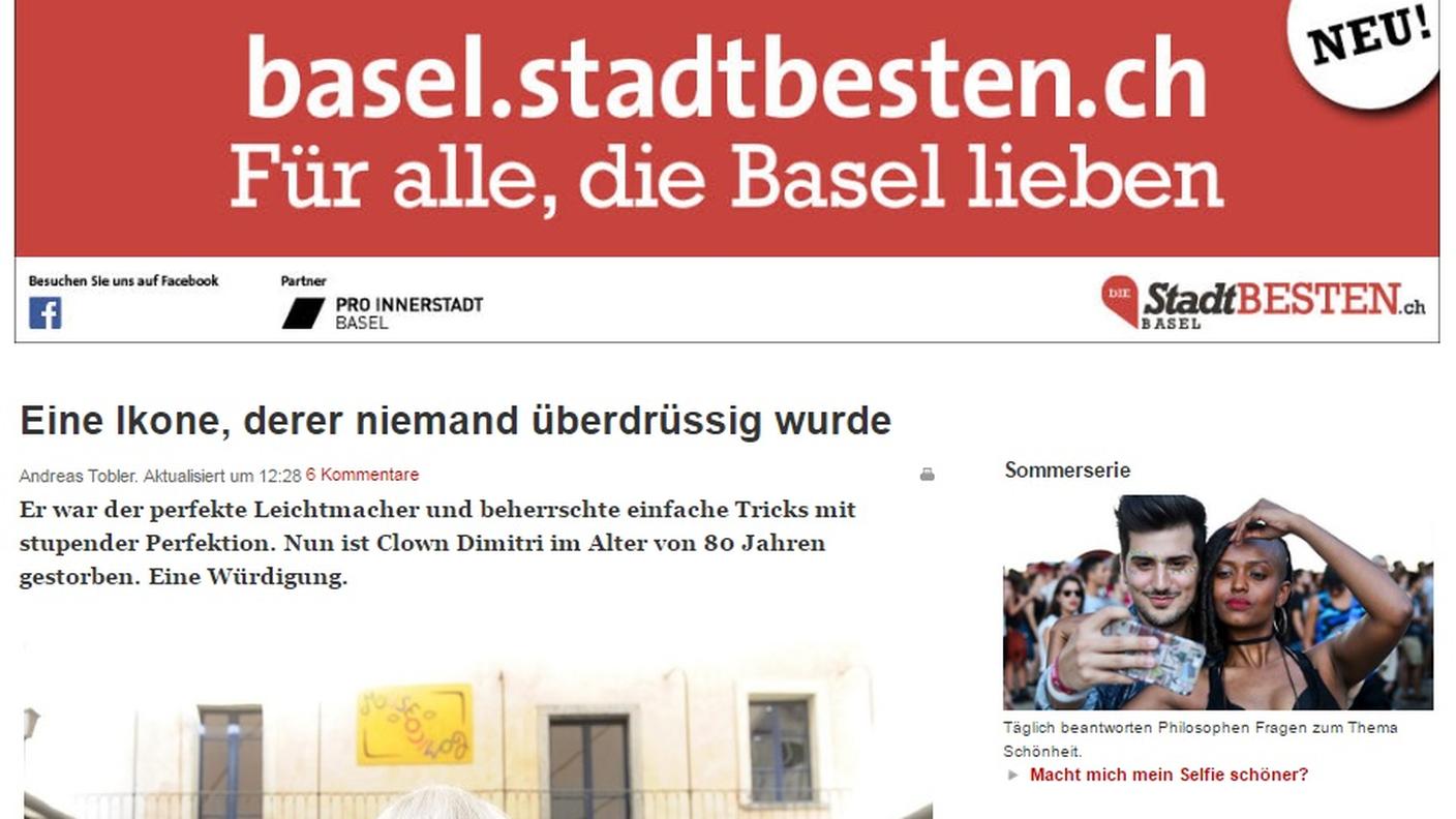 Basler Zeitung (clicca sull'immagine per ingrandirla)