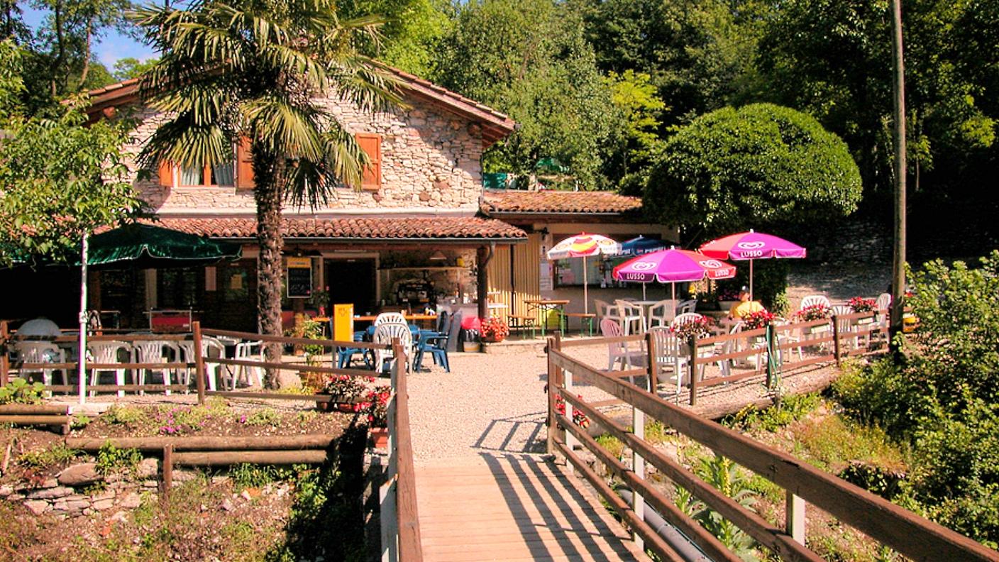 Il campeggio TCS di Meride