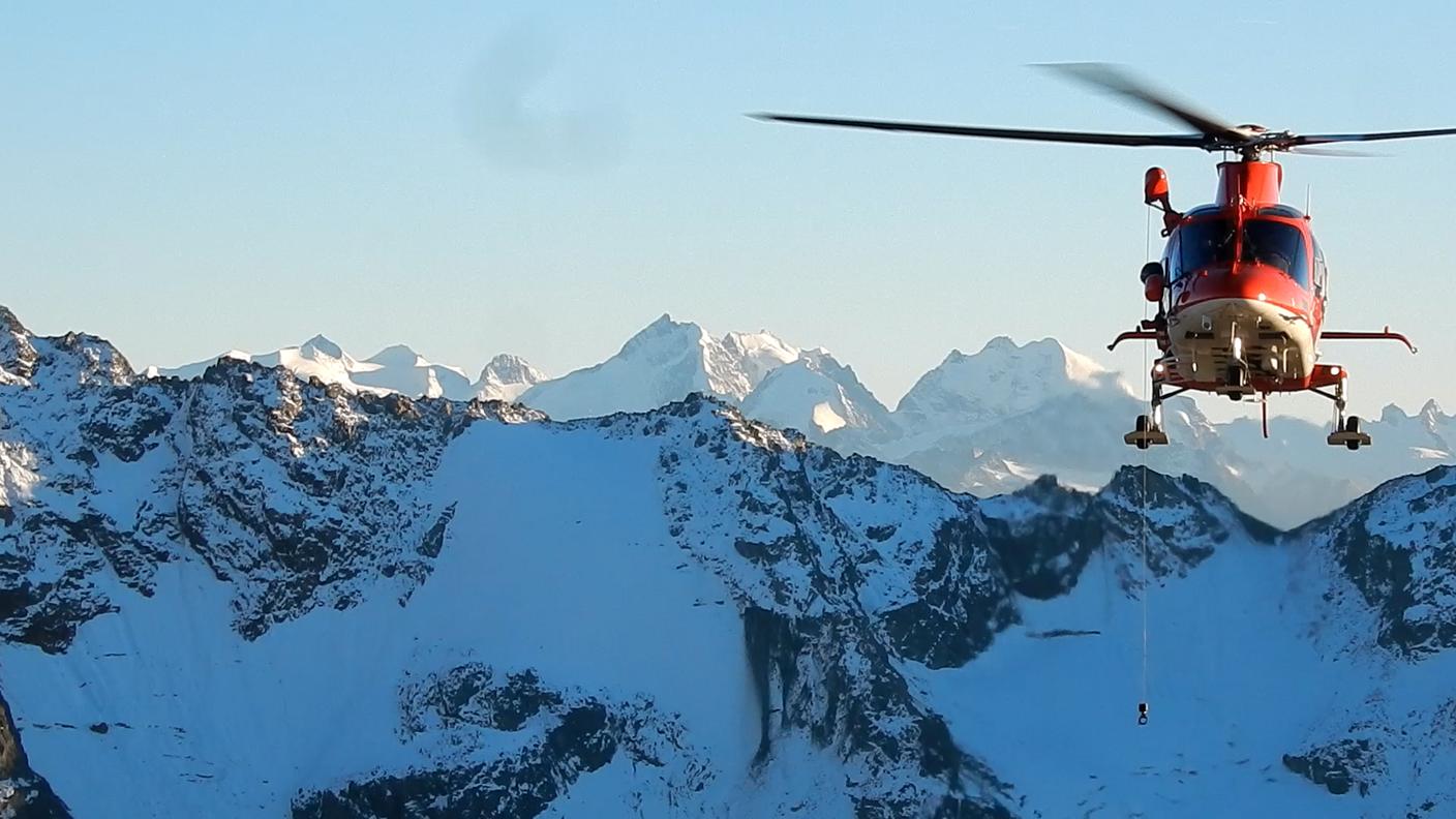 La vittima è stata soccorsa in Bassa Engadina, a più di 3'000 metri di quota