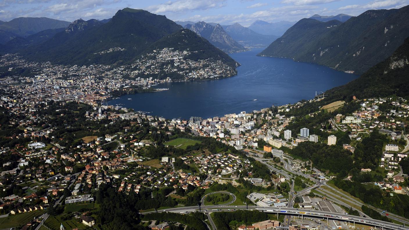 Il golfo e il lago Ceresio