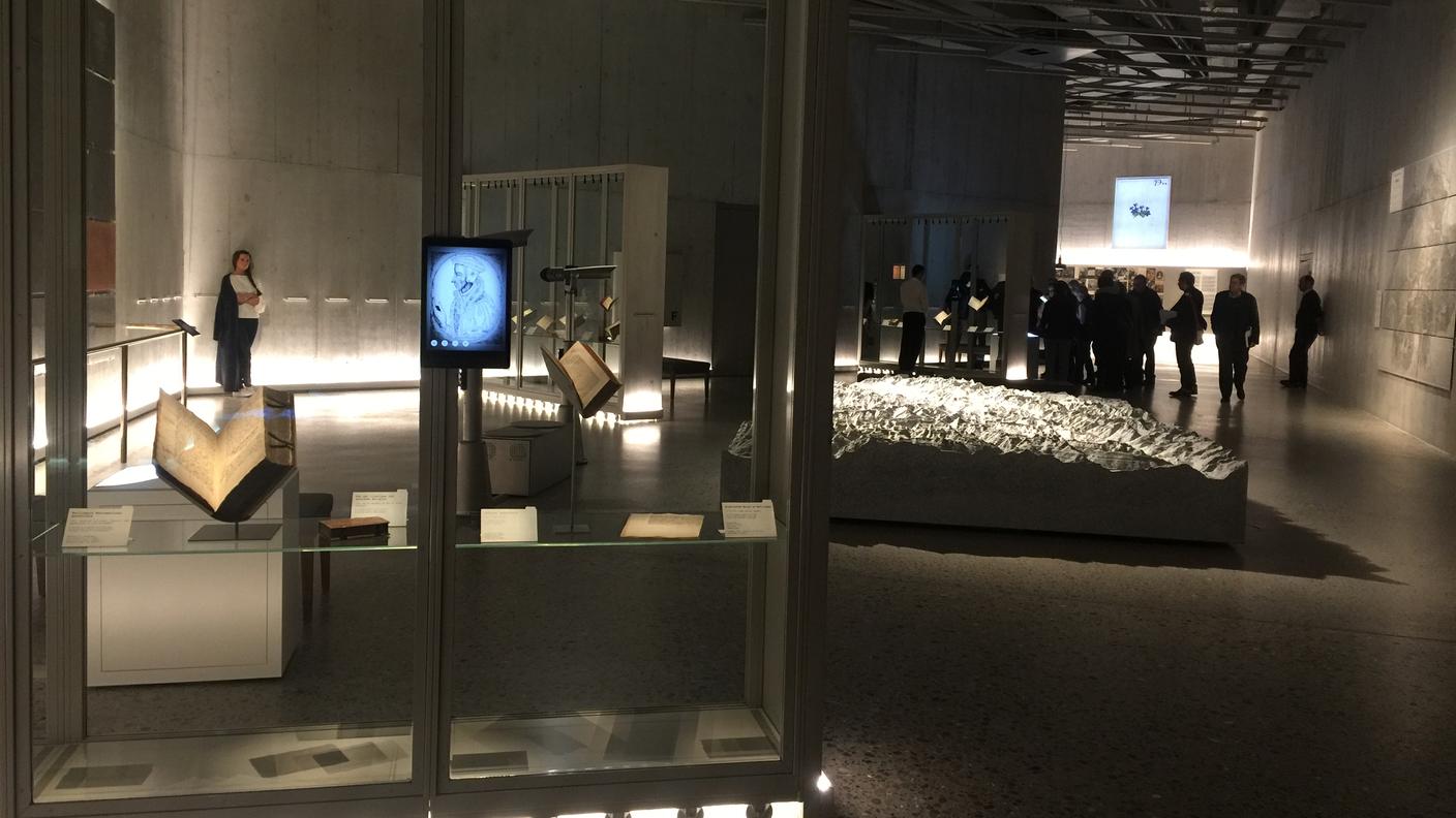 Uno scatto realizzato all'interno dell'esposizione