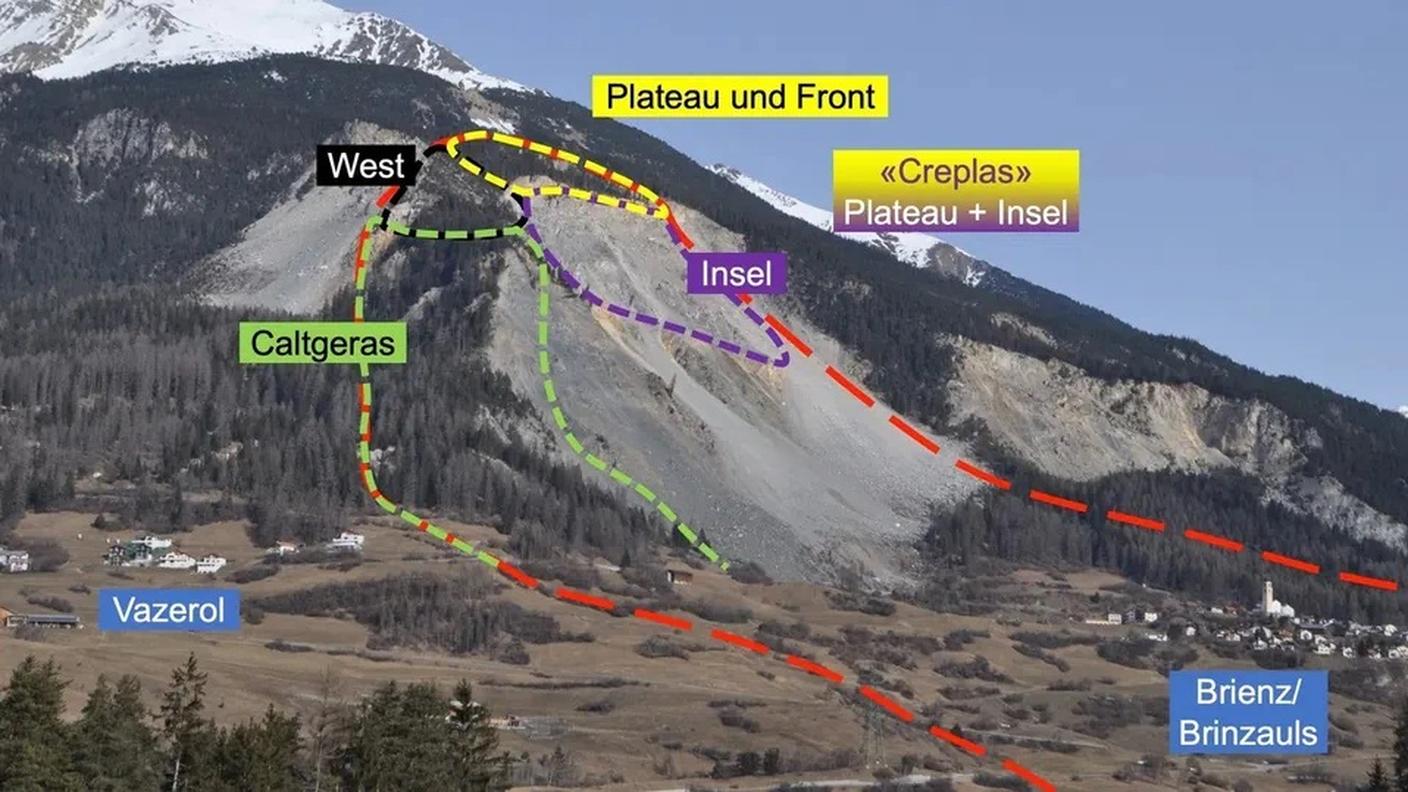 La montagna che rischia franare: l'area Insel/Isola si sta muovendo sempre più velocemente e minaccia direttamente il villaggio