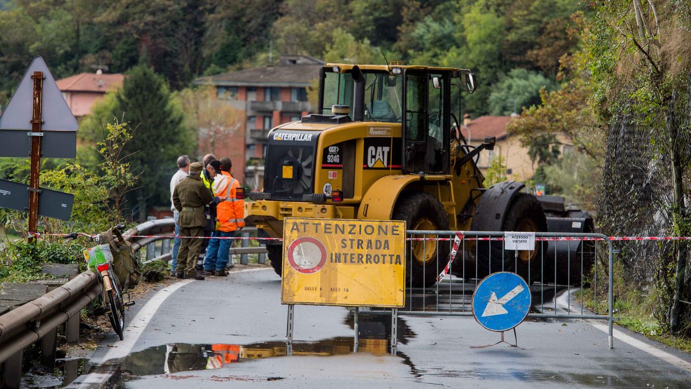 La strada statale 34 non è più bloccata dalle prime ore di giovedì mattina