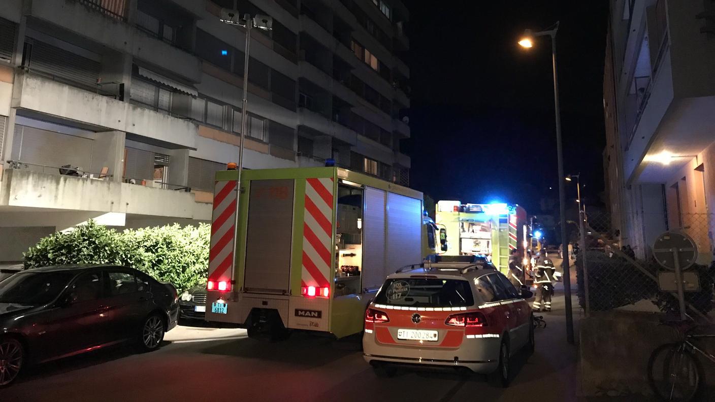 Intervenuti pompieri, polizia e soccorritori del SALVA