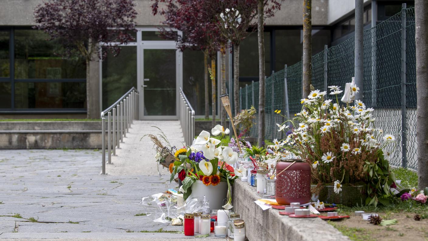 La scuola pochi giorni dopo il fatto di sangue