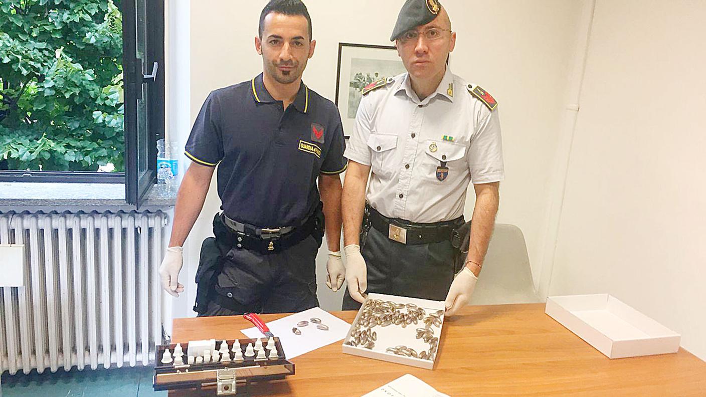 Lo stupefacente sequestrato a Domodossola