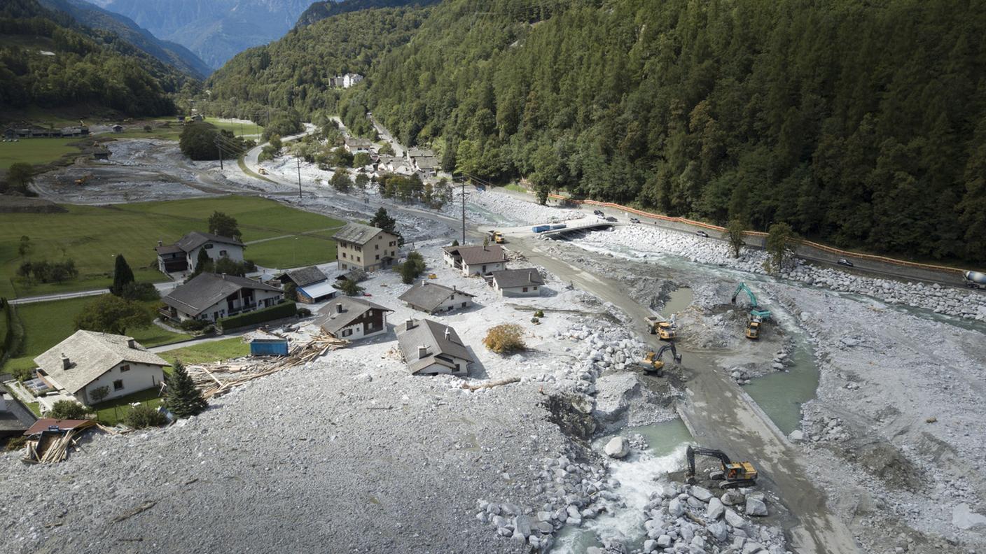La frana si era staccata dal Pizzo Cengalo, in Val Bregaglia