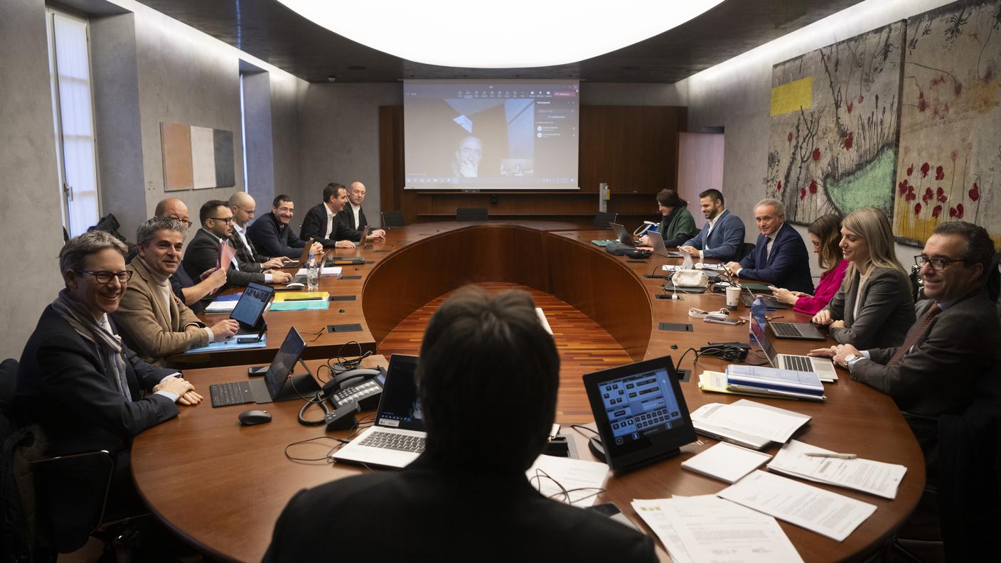 La Commissione della gestione durante una seduta di novembre