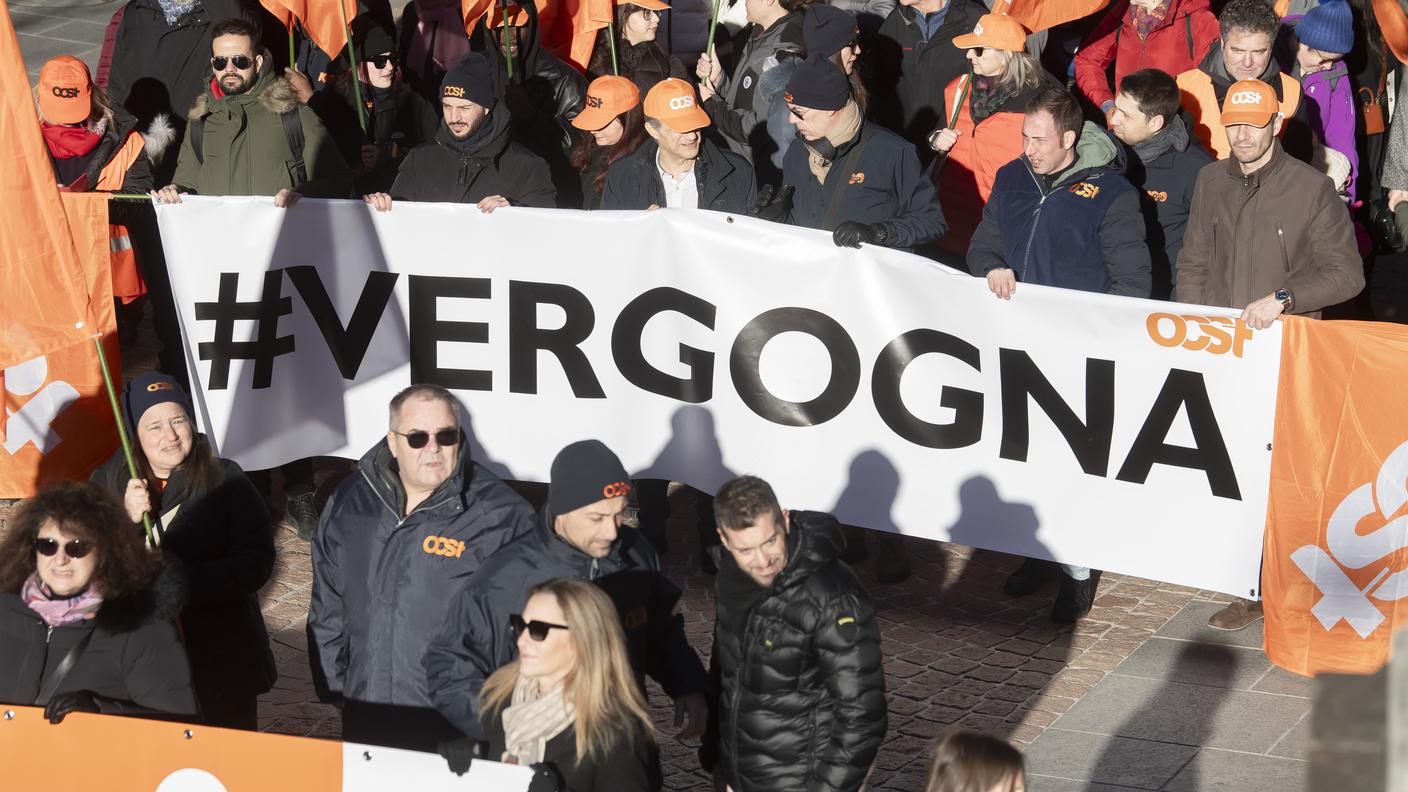Un'immagine dell'ultima manifestazione lo scorso 20 gennaio