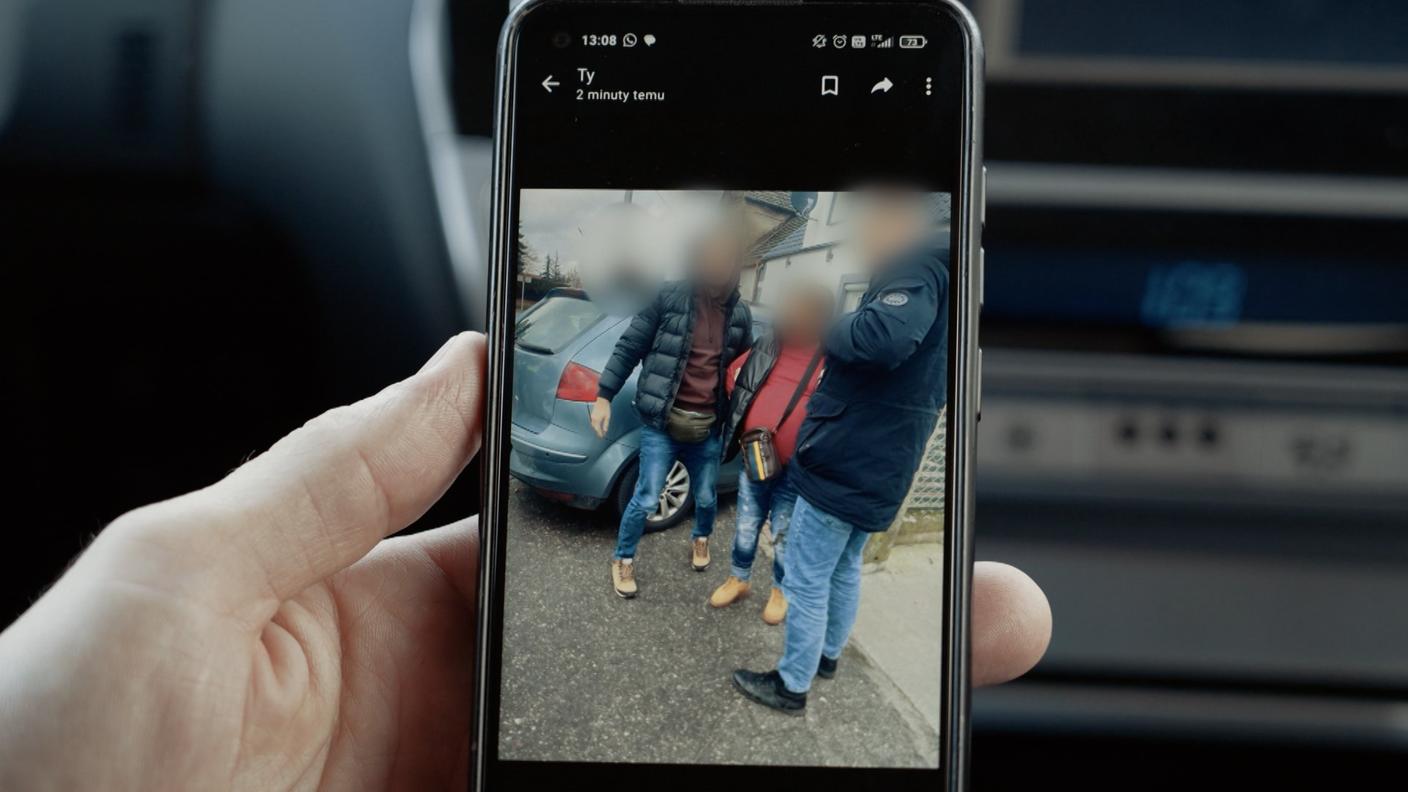 Un'altra fotografia dell'operazione che ha portato all'arresto della "mente" dell'organizzazione criminale