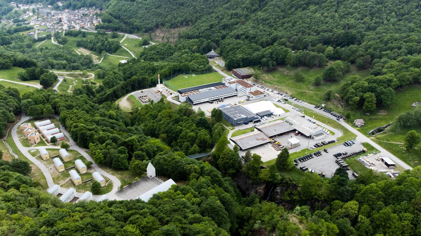 La piazza d'armi d'Isone