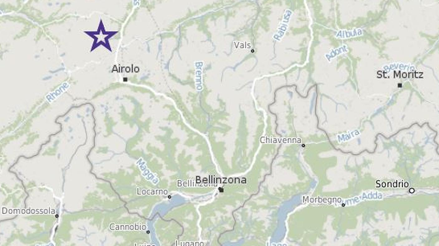 L'epicentro è stato localizzato nella Voralptal