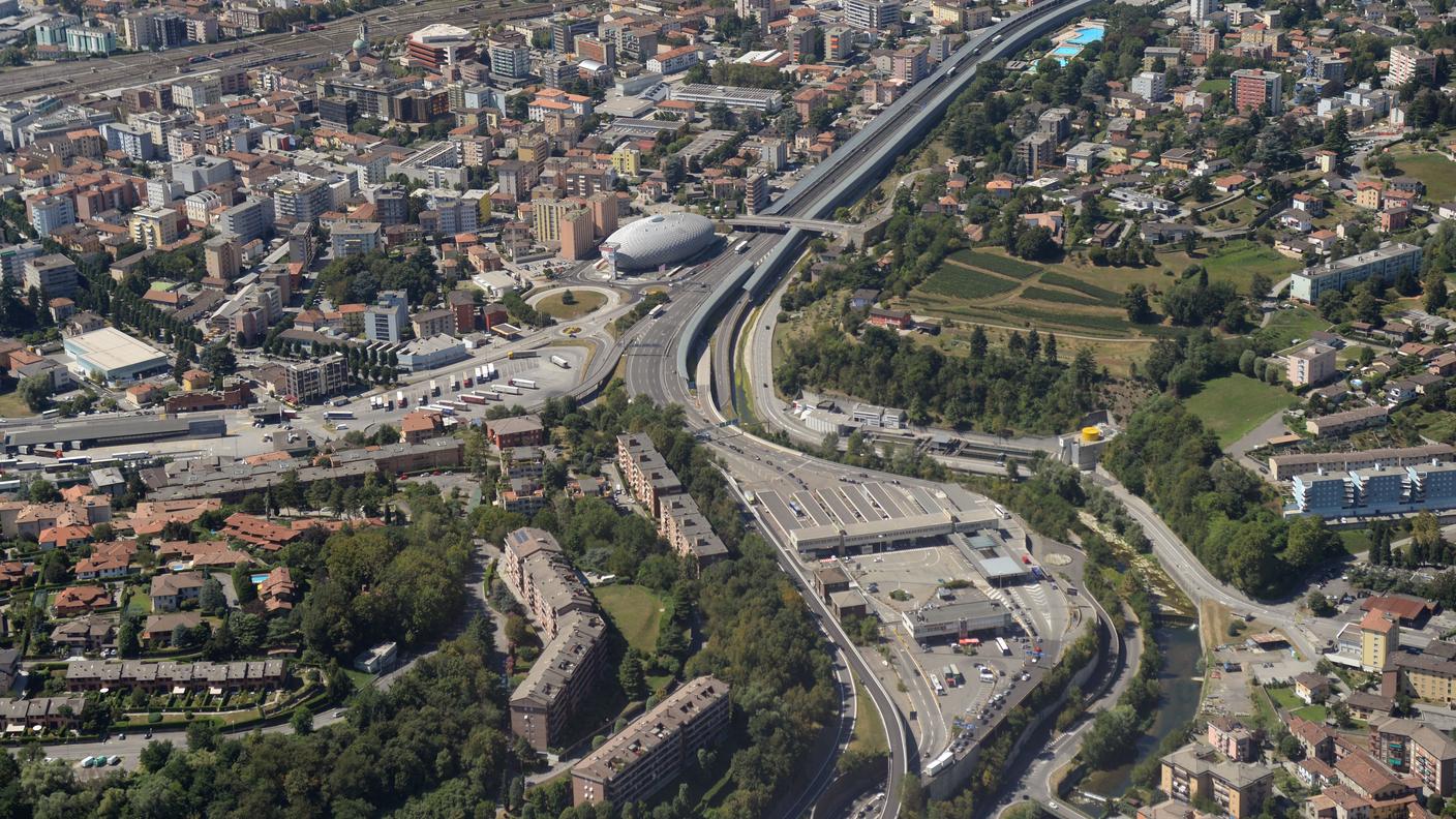 Veduta panoramica del valico di Brogeda