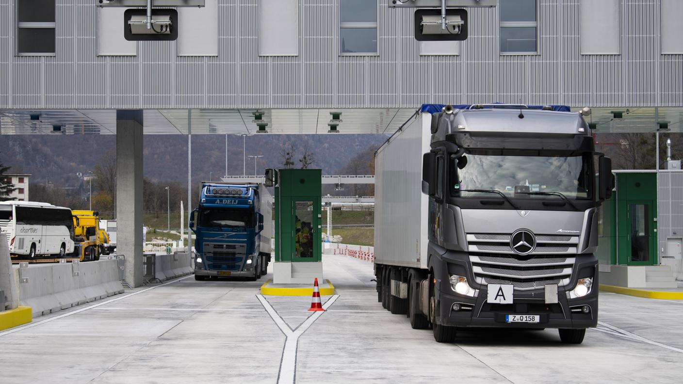 Il centro di controllo per i mezzi pesanti di Giornico è stato inaugurato nel 2022