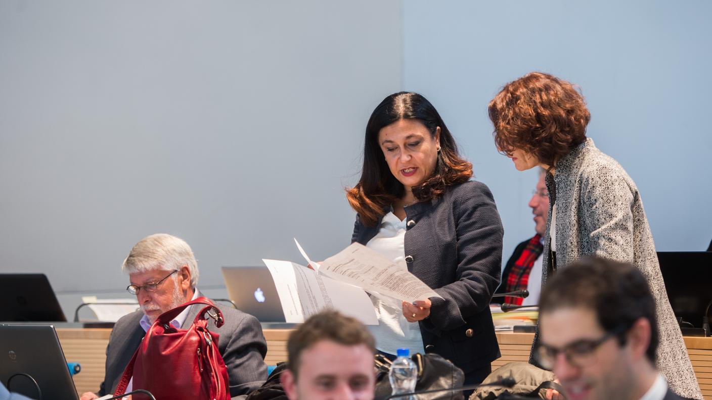 La presidente della gestione Pelin Kandemir Bordoli
