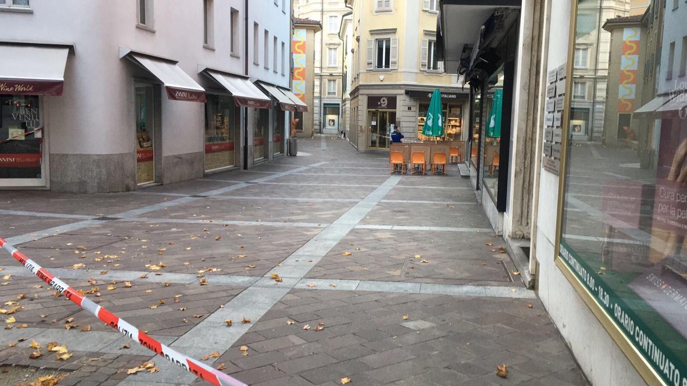 La zona del Quartiere Maghetti a Lugano dove è avvenuta l'aggressione