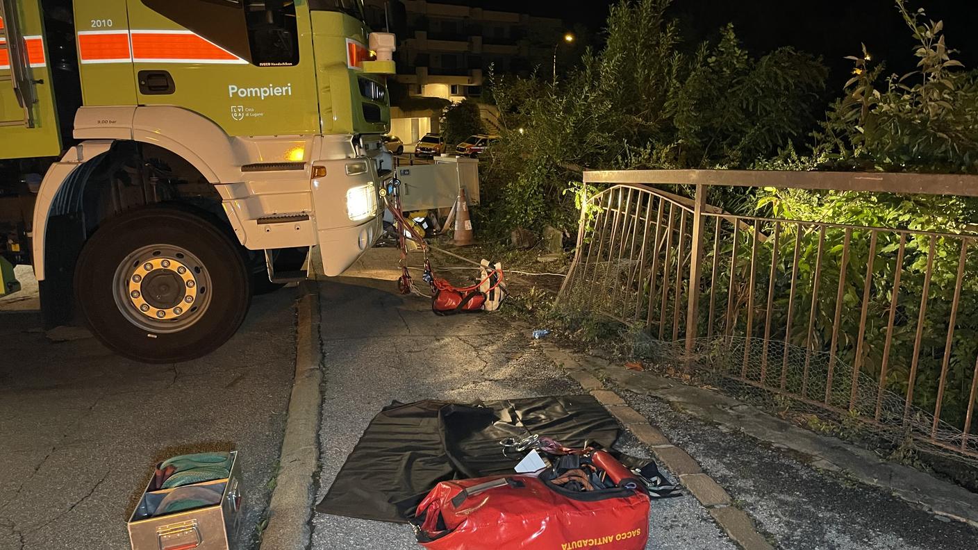 I danni causati dall'uscita di strada della vettura
