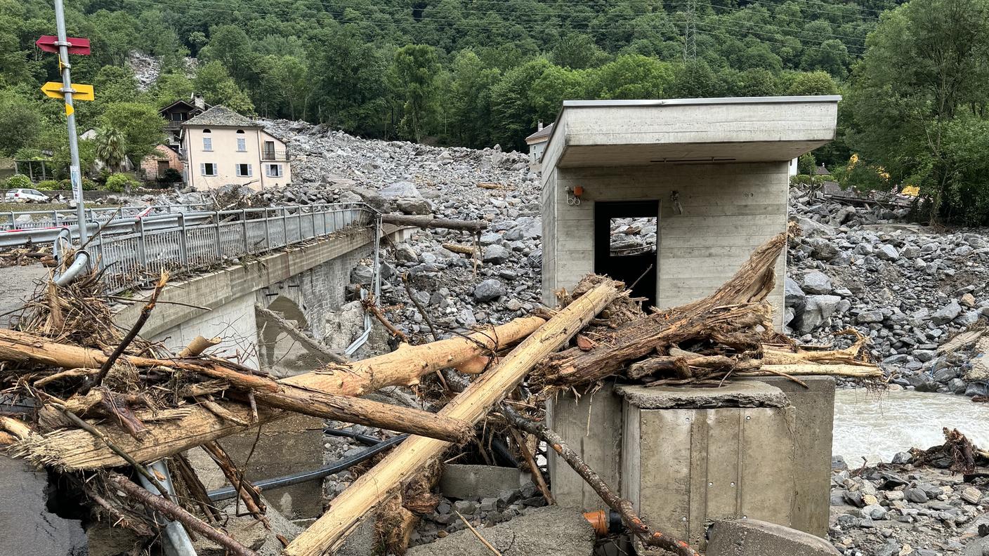Il ponte di Sorte che divide Alta e Bassa Mesolcina