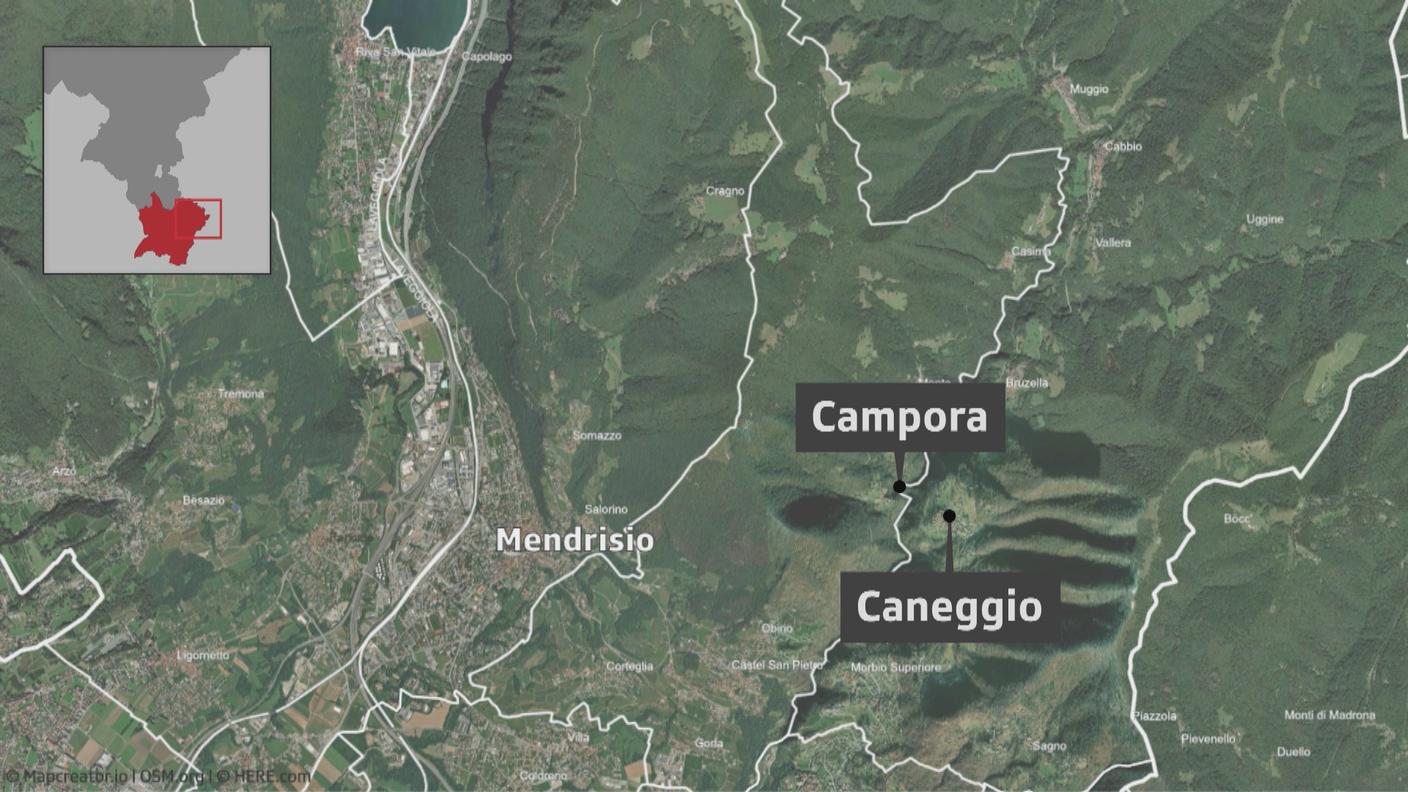 Dove sono bloccate le strade della Valle di Muggio