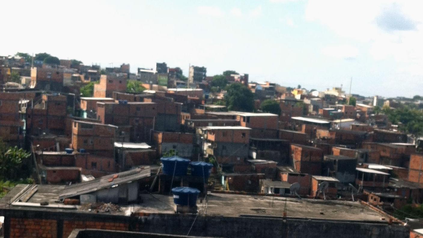 Una delle favelas dove è attiva l'associazione
